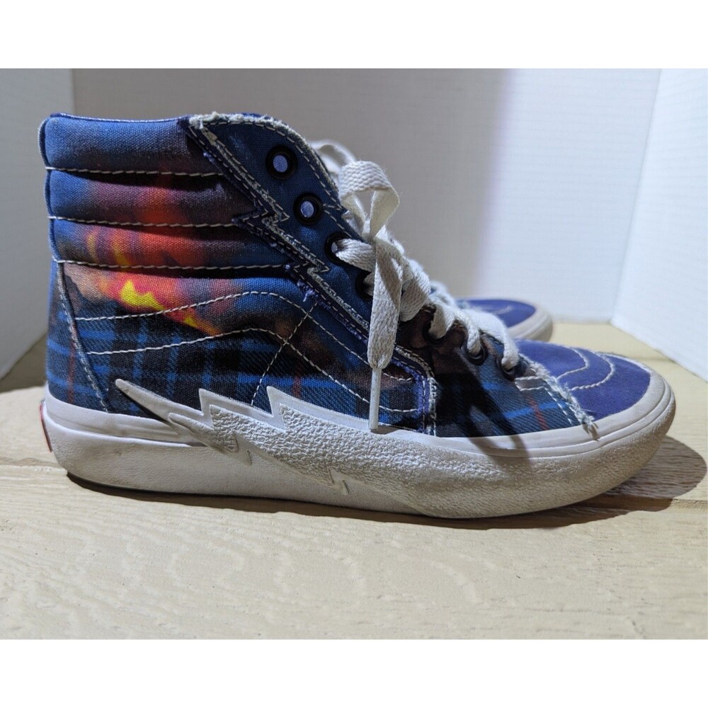 Vans SK8-Hi Bolt Big Reveal Classic Navy Shoes Size 6 Mens & 7.5 Women’s